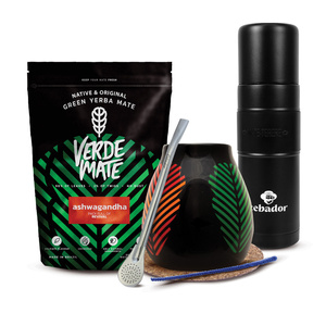 Set de Yerba Mate Verde Mate 400g 0,4kg Yerbomos XL + Calabash + Bombilla