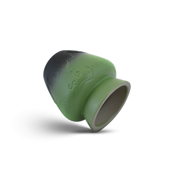 Kusenaoshi – Suport pentru Chasen din ceramică – Mountain (verde)