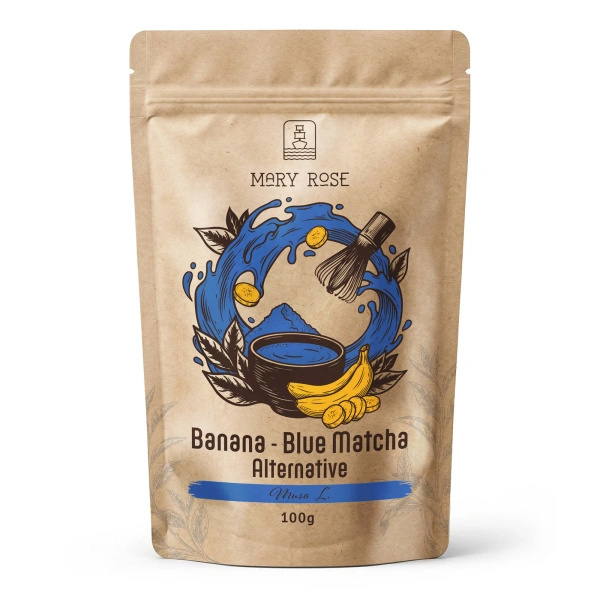 Mary Rose – Blue Matcha Alternative – Banană (pudră) 100 g