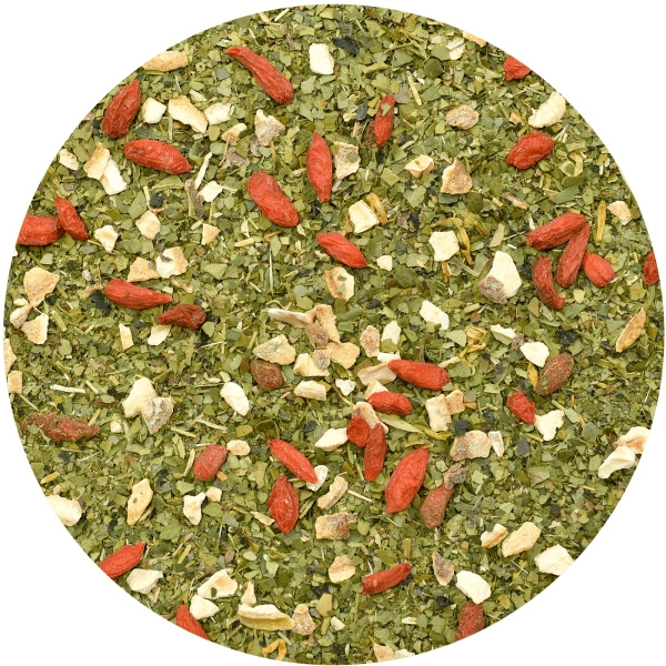 Yerbera – Cutie metalică + Verde Mate Green Hangover 0,5 kg