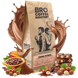 Bro Coffee Roastery – Cafea boabe Crema Rumba 400 g