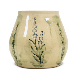 Ceașcă de mate din ceramică Flora Green 300 ml – Seria Crater