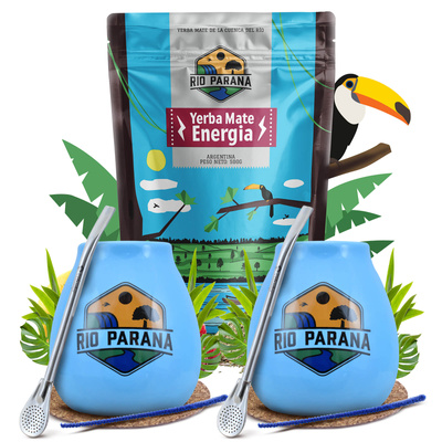 Yerba Mate Rio Parana kit de pornire pentru doi 500g