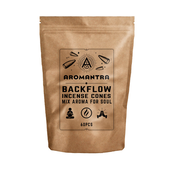 Conuri de tămâie cu flux invers MIX (60 buc.)