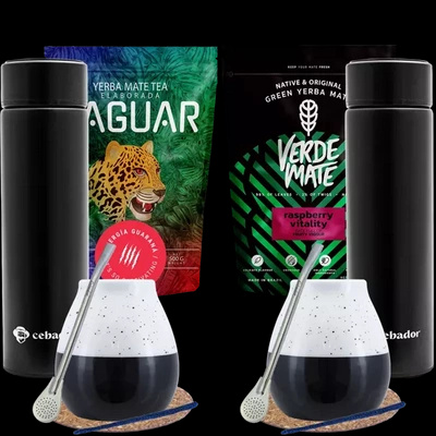 Kit de Yerba Mate pentru doi + Termos