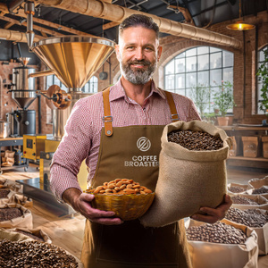 Bro Coffee Roastery - Cafea boabe întreagă Brazil Cerrado Premium 400g