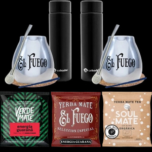 PREMIUM Thermos yerba Mate Set pentru cupluri