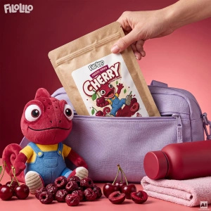 FiloLilo – Vișine liofilizate (întregi, fără sâmburi) 20 g
