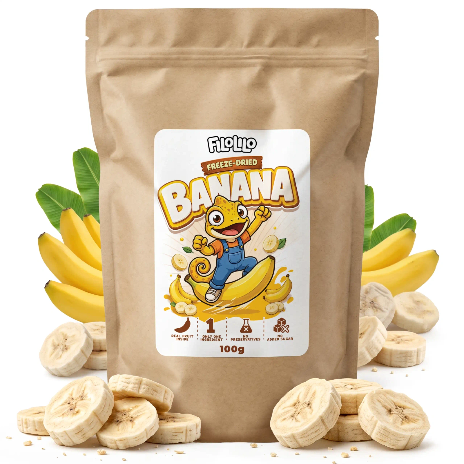 Banană liofilizată FiloLilo