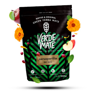 Set de cadou de Yerba Mate Verde Mate Sarsaparilla 0,5kg