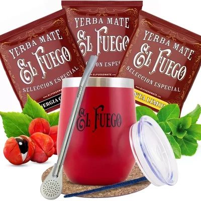 Kit de pornire de Yerba Mate El Fuego TermoLid