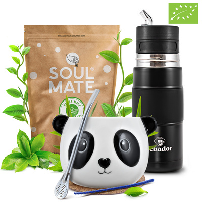 Kit de Yerba Mate Soul Mate Elaborada 500g 0,5kg Yerbomos + Calabash + Bombilla