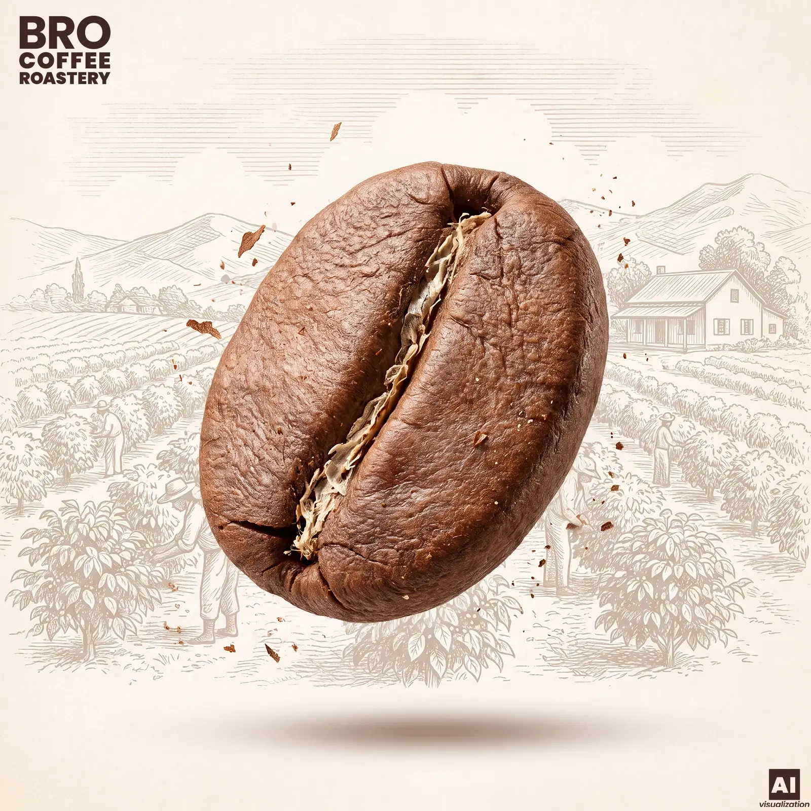 Boabe de robusta - Bro Coffee Roastery Pure Crema