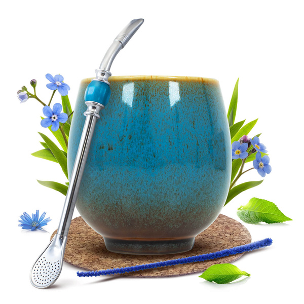 Kit de pornire Yerba Mate Calabash + Bombilla