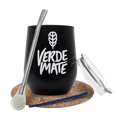 Set de accesorii Yerba Mate: ceașcă termică TermoLid + bombilla