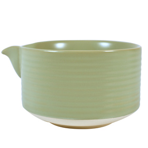 Matchawan – Bol ceramic Matcha cu gura de scurgere – Aki