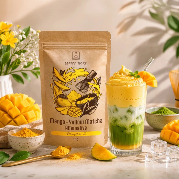 Set pentru Matcha Latte colorat: Matcha + Yellow Matcha + accesorii