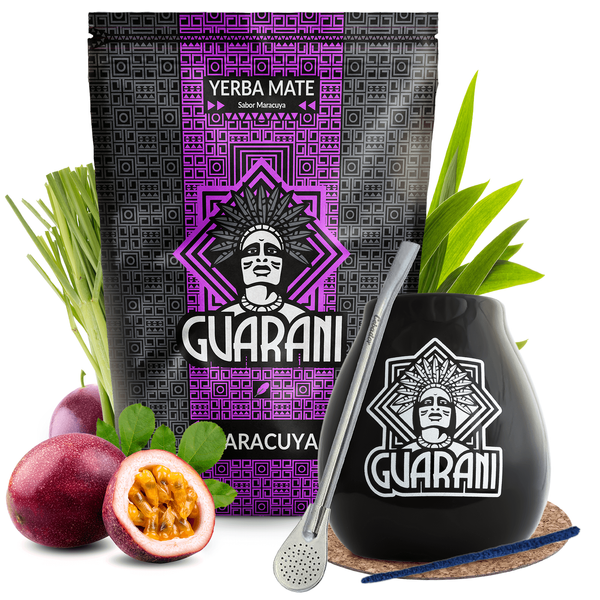Set Yerba Mate Marakuja Tykwa 500g