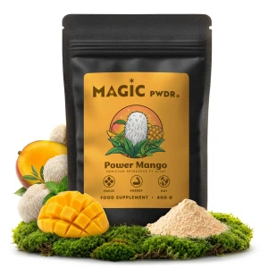 Magic Pwdr – Power Yerba & Mango – Focus & Gut Blend 400 g