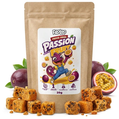 FiloLilo – Maracuja liofilizată (cuburi) 20 g