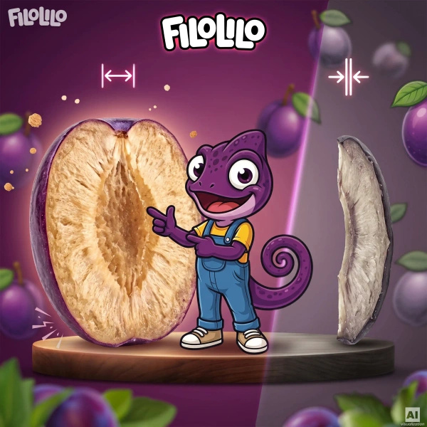 FiloLilo – Prune liofilizate (jumătăți) 20 g