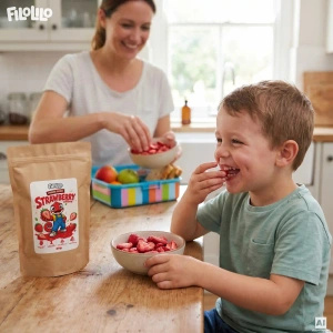 FiloLilo – Căpșuni liofilizate (felii) 20 g
