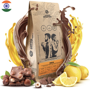 Bro Coffee Roastery - Cafea boabe întreagă India Karnataka Premium 400g