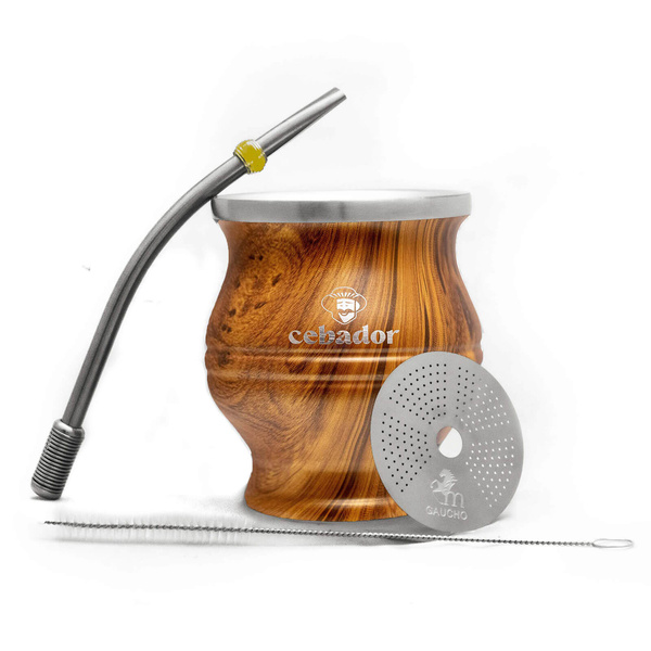 Kitul de Yerba Verde Mate Mas IQ 0,5kg + TermoColador
