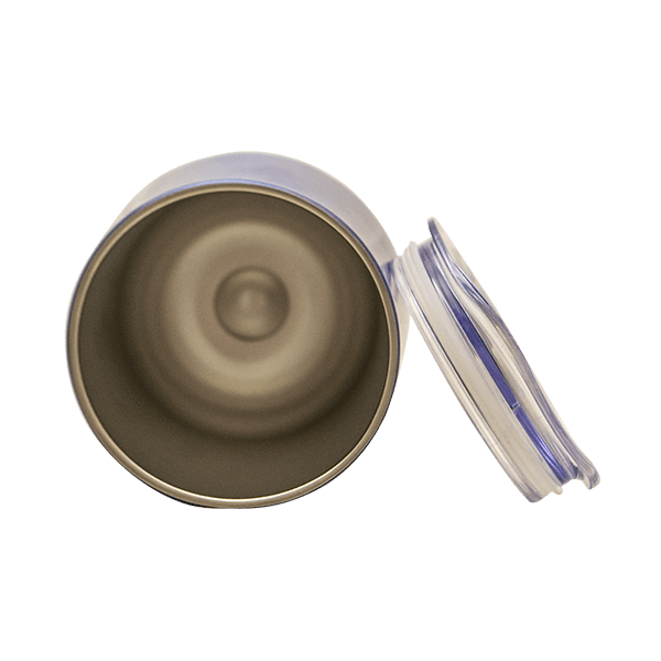 TermoLid – cană termică pentru yerba mate cu capac – Yaguar (galben) – 350 ml