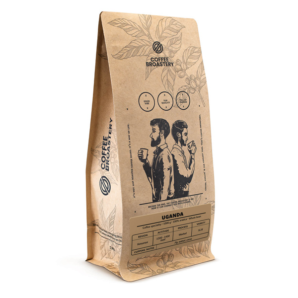 Bro Coffee Roastery - Cafea boabe întreagă Uganda Kanyenye Speciality 1kg
