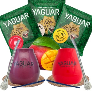 Yerba Mate Set pentru cupluri Yaguar Fruit