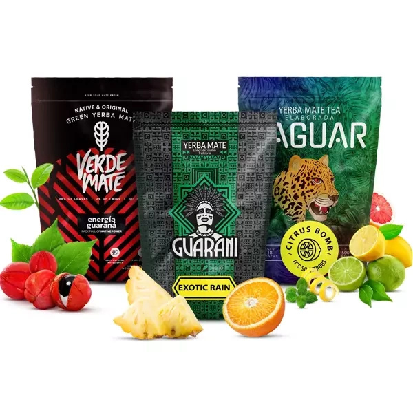 Yerba Mate Cel mai bun set de fructe 3x500g