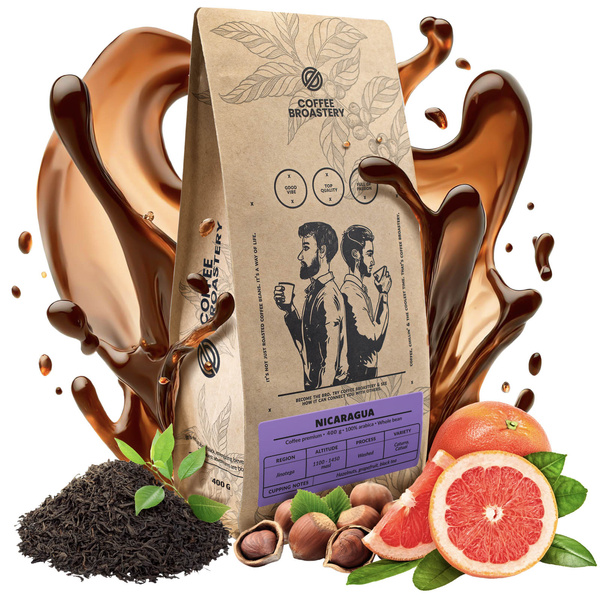 Bro Coffee Roastery - Cafea boabe întreagă Nicaragua Colibrí Azul Speciality 400g