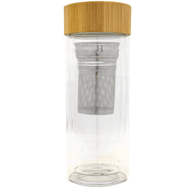 Mate to Go – glass thermos with infuser – 300 ml