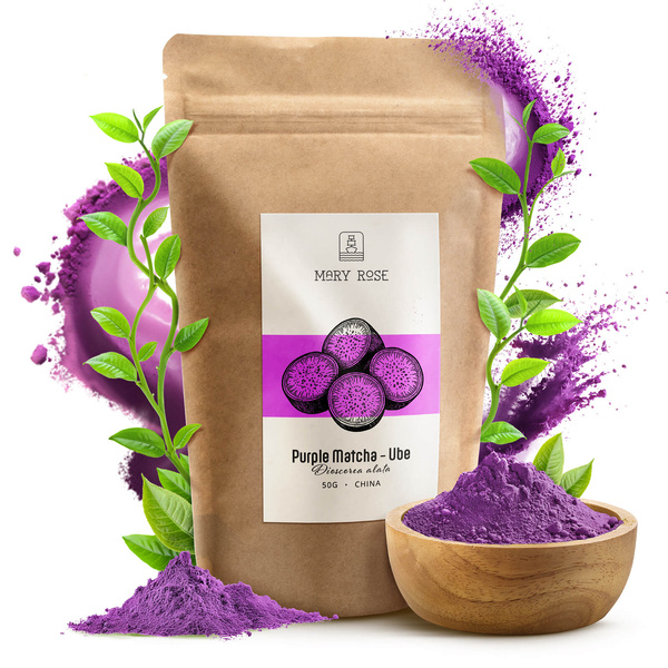 Mary Rose – Purple Matcha – Ube (pudră) 50 g