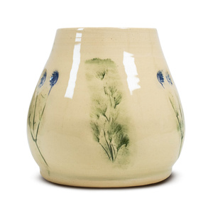 Ceașcă de mate din ceramică Flora Blue 300 ml – Seria Crater