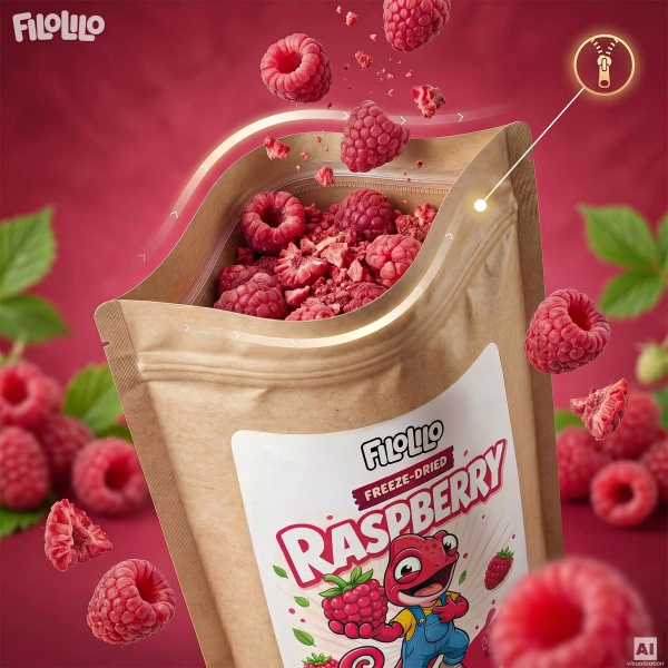 FiloLilo – Zmeură liofilizată 100 g