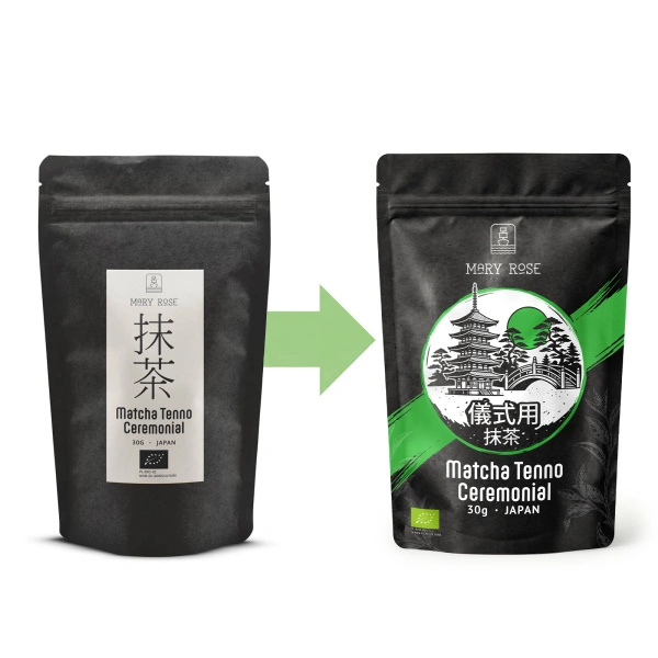 Set cadou: matcha ceremonială japoneză + matchawan + accesorii din bambus