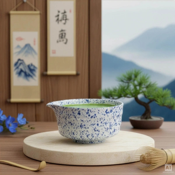 Set de preparare a ceaiului Matcha: matcha 100g + accesorii