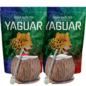 Yerba Mate set pentru două Bombilla Matero cocos