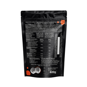 Nustino – Unt de arahide pudră – Salted Caramel (fără zahăr adăugat) 400 g