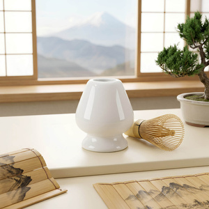 Kusenaoshi - Suport pentru Chasen din ceramică - Yuki