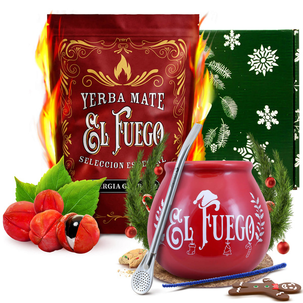 Set cadou de iarnă Yerba Mate El Fuego Energia 0,5kg