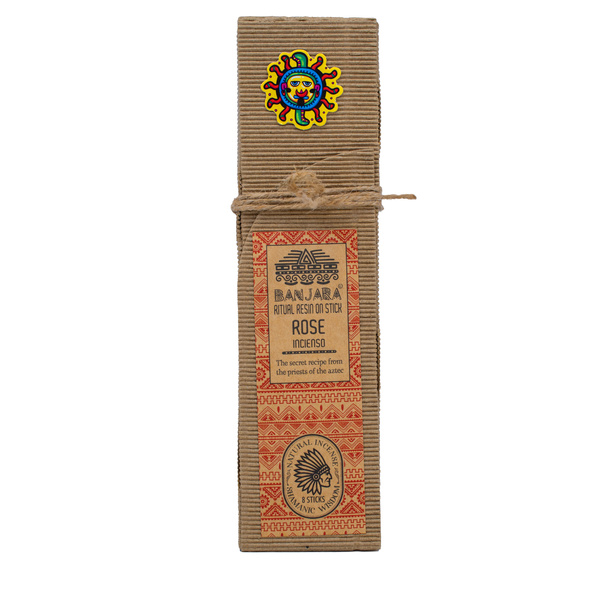 Bețișoare de tămâie Banjara Ritual Resin – Rose