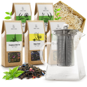 Mary Rose - Set cadou de ceai + ceainic cu filtru de bere