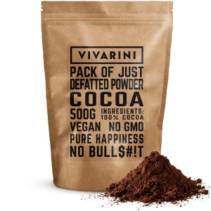 Vivarini – Cacao alcalinizată neagră (pudră) 0,5 kg