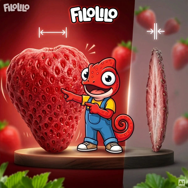 FiloLilo – Căpșuni liofilizate (întregi) 20 g