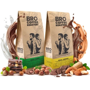 Set de Bro Coffee Roastery Brazil Samba + Brazil Cerrado 2x1kg (2kg)