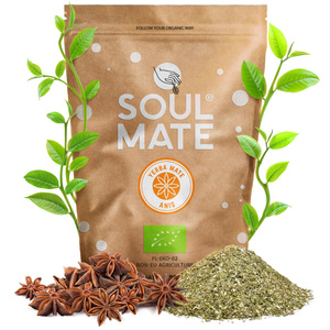 Kit de Yerba Mate Soul Mate Organica 2x500g 1kg Calabash + Bombilla