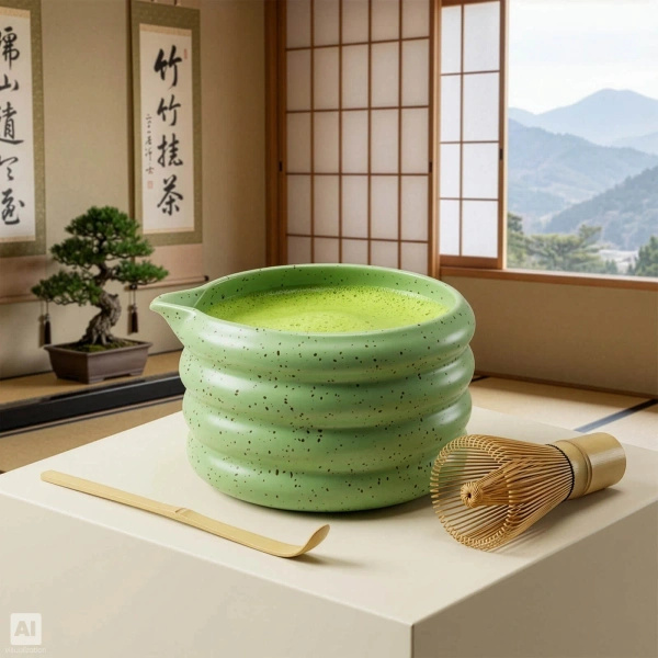 Set cadou pentru Matcha Latte colorat: Matcha + Yellow Matcha + accesorii
